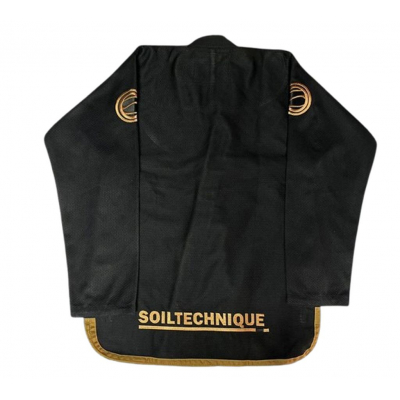 Soiltechnique Kimono Breather Jiu-Jitsu Negro-Oro
