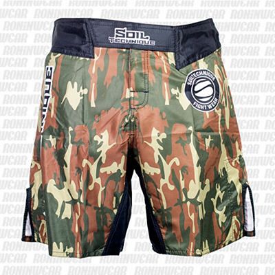 Soiltechnique MMA Short ST Camo Brun-Grön