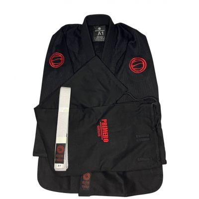 Soiltechnique Primero 450GSM BJJ GI Schwarz-Rot