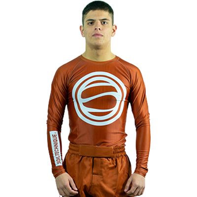 Soiltechnique Ranked Rashguard Brun