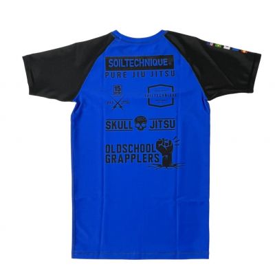 Soiltechnique Rashguard Logo Bleu-Noir