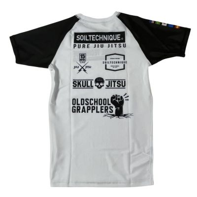 Soiltechnique Rashguard Logo Bianco-Nero