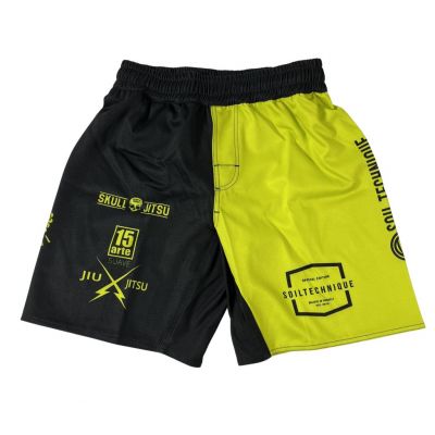 Soiltechnique Grappling Short Logo Amarillo-Negro