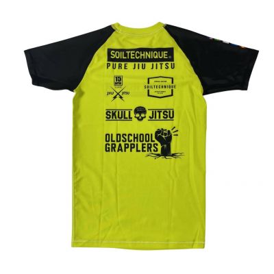 Soiltechnique Rashguard Logo Giallo-Nero