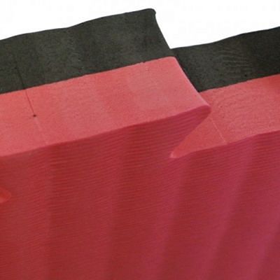 Sportief Tatami Puzzle Mat 4cm 1m2 Piece Schwarz-Rot