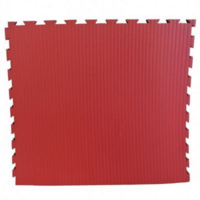 Sportief Tatami Puzzle Mat 4cm 1m2 Piece Schwarz-Rot