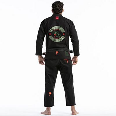 Storm Stealth BOLO BJJ Kimono Schwarz