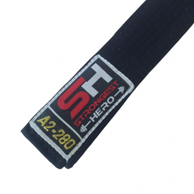 Strongest Hero BJJ Belt Preto