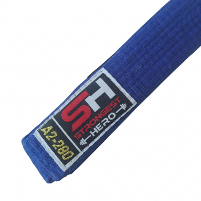 Strongest Hero BJJ Belt Azul