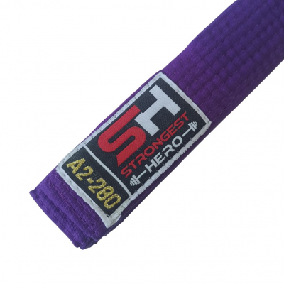 Strongest Hero BJJ Belt Roxo