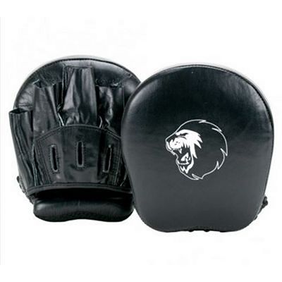 Super Pro Combat Gear Leather Focus Target Mitts Negro