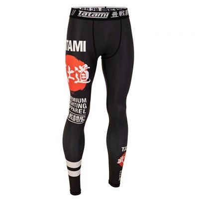 Tatami Bushido Black Grappling Spats Preto