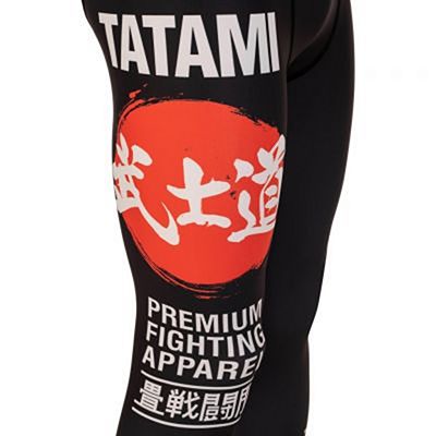 Tatami Bushido Black Grappling Spats Svart