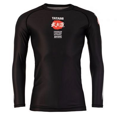 Tatami Bushido Black LS Rash Guard Fekete