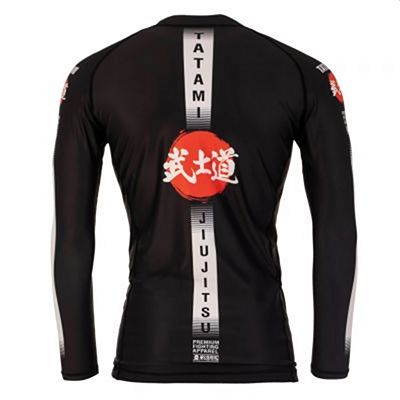 Tatami Bushido Black LS Rash Guard Preto