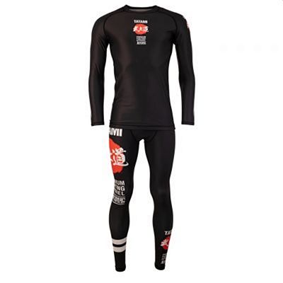 Tatami Bushido Black LS Rash Guard Noir