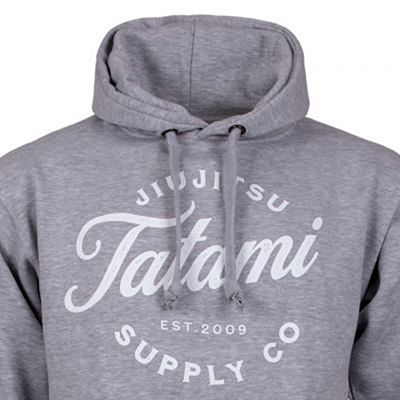 Tatami Classic Hoodie Grigio-Bianco