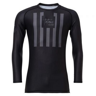 Tatami Control Long Sleeve Rash Guard Schwarz-Grau