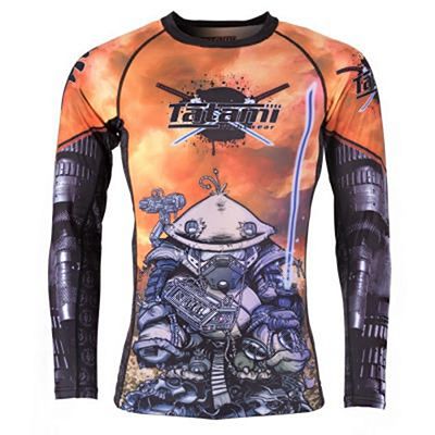 Tatami Cyber Samurai Panda Rash Guard Laranja