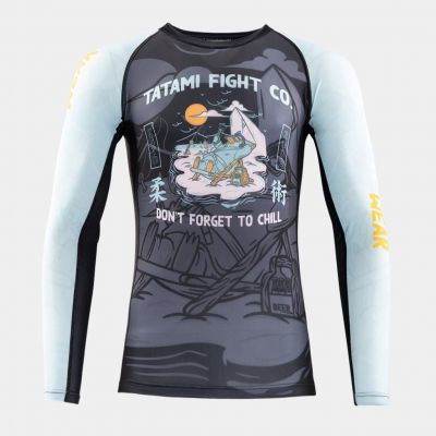 Tatami Dont Forget To Chill Eco Tech Recycled Rash Guard Svart