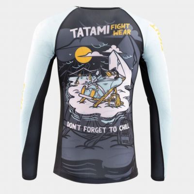 Tatami Dont Forget To Chill Eco Tech Recycled Rash Guard Negro