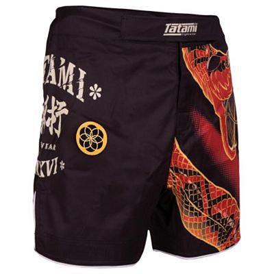 Tatami Duelling Snakes Shorts Schwarz-Rot