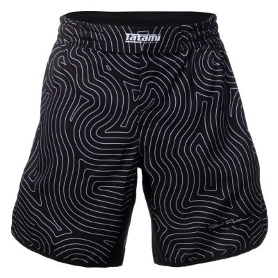Tatami Elite Grappling Shorts Negro-Blanco