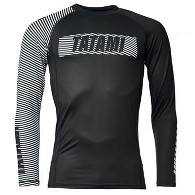 Tatami Essential 3.0 Long Sleeve Rash Guard Svart-Vit