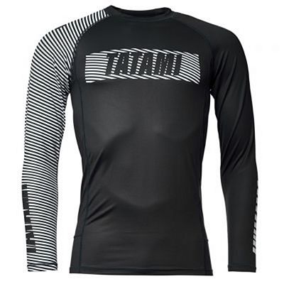 Tatami Essential 3.0 Long Sleeve Rash Guard Negro-Blanco