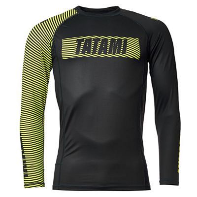 Tatami Essential 3.0 Long Sleeve Rash Guard Black-Yellow