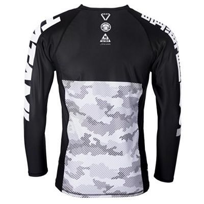 Tatami Essential Camo LS Rashguard Schwarz-weiß