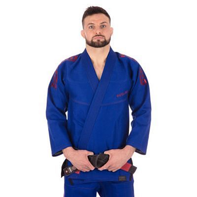 Tatami Estilo 6.0 BJJ Kimono Azul-Rojo