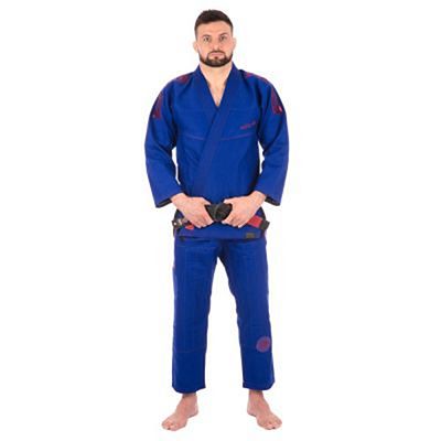 Tatami Estilo 6.0 BJJ Kimono Azul-Vermelho