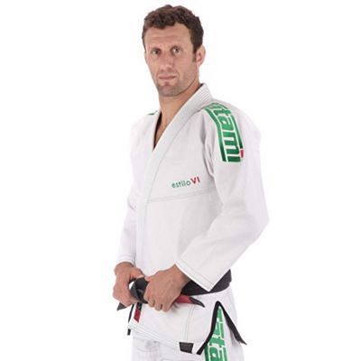 Tatami Estilo 6.0 Premier BJJ Bianco-Verde