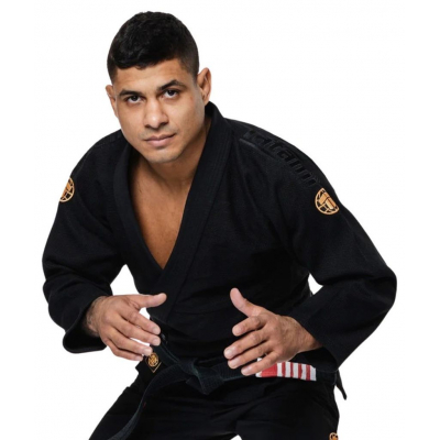 Tatami Estilo Gold Label Gi Negro-Oro