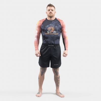 Tatami Eye Of The Tiger Eco Tech Recycled Rash Guard Fekete-Barna