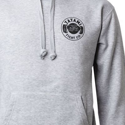 Tatami Fist Bump Hoodie Cinza