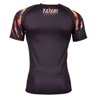 Tatami Godzilla SS Rash Guard Black-Orange