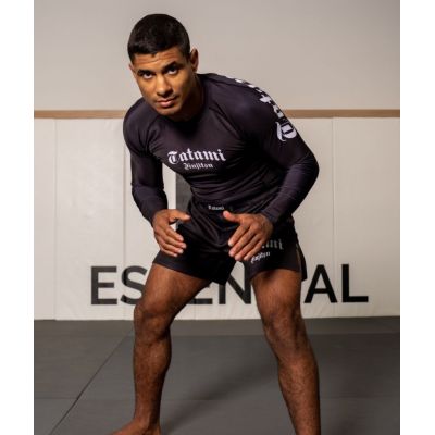 Tatami Gothic Long Sleeve Rash Guard Fekete