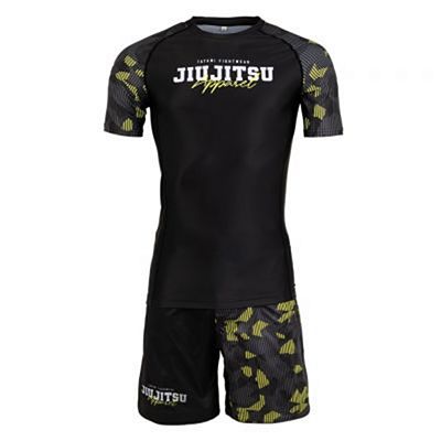 Tatami Hazard SS Rash Guard Black-Yellow