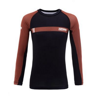 Tatami IBJJF 2020 LS Ranked Rashguard Nero-Marrone