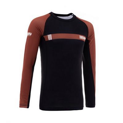 Tatami IBJJF 2020 LS Ranked Rashguard Noir-Marron