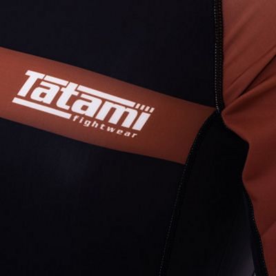 Tatami IBJJF 2020 LS Ranked Rashguard Noir-Marron