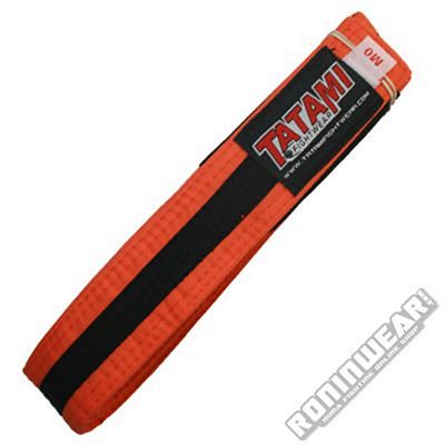 Tatami IBJJF Kids Rank Belt Naranja-Negro