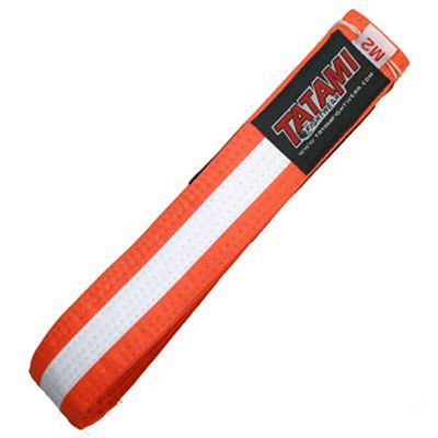 Tatami IBJJF Kids Rank Belt Naranja-Blanco