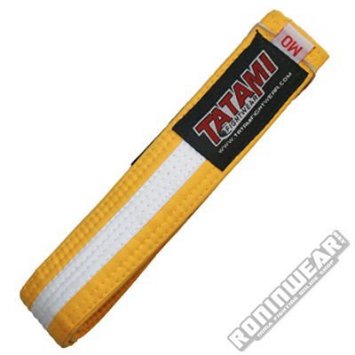 Tatami IBJJF Kids Rank Belt Gul-Vit