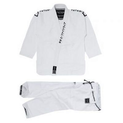 Tatami Katakana Jiu Jitsu Gi Fehèr