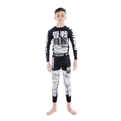 Tatami Kids Essential Camo Spats Noir-Blanc