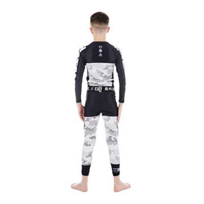 Tatami Kids Essential Camo Spats Negro-Blanco