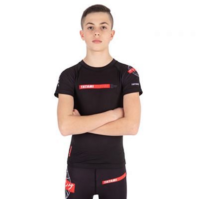 Tatami Kids Global SS Rash Guard Negro